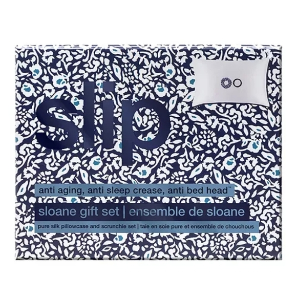 New Slip Sloane 100% Silk Queen Pillowcase/Scrunchies Limited Edition Gift Set - Picture 7 of 10